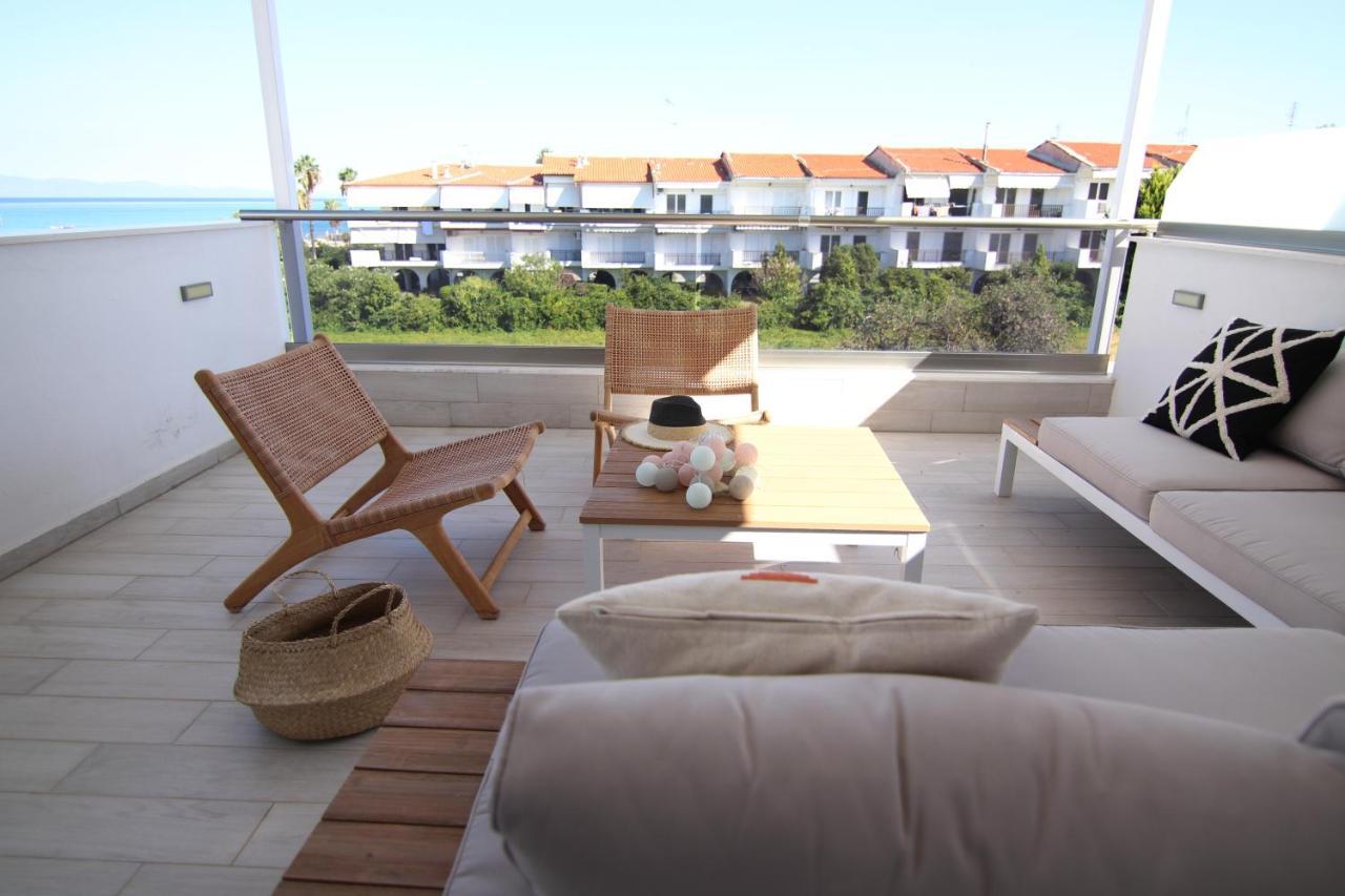 Hanioti Suite Maisonette In Front Of The Sea 외부 사진