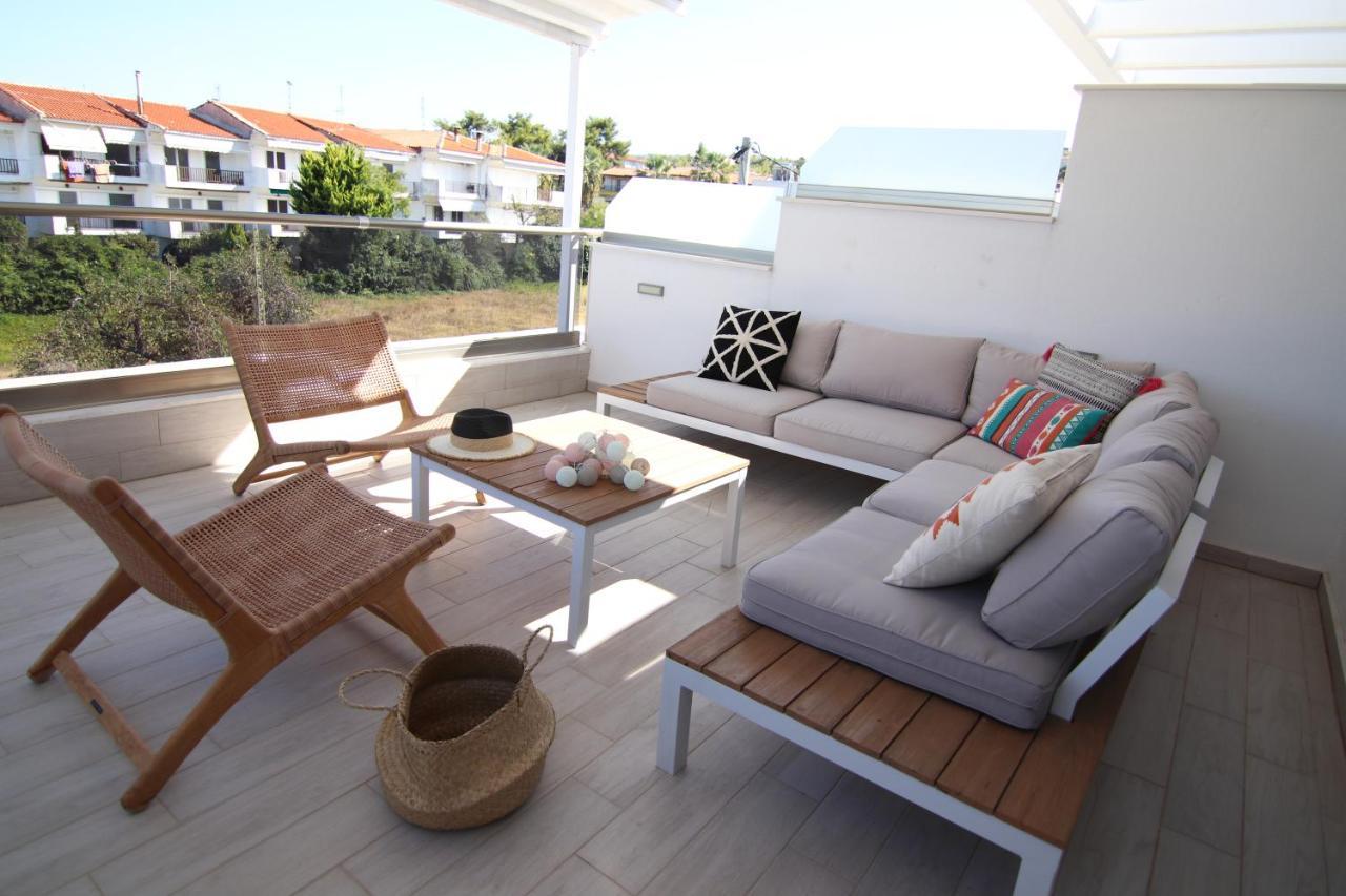 Hanioti Suite Maisonette In Front Of The Sea 외부 사진