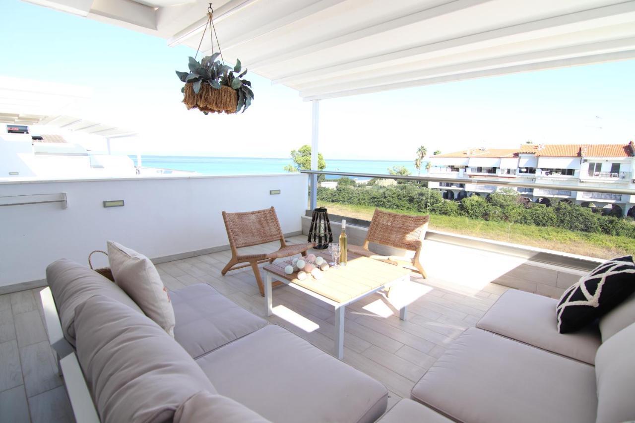 Hanioti Suite Maisonette In Front Of The Sea 외부 사진